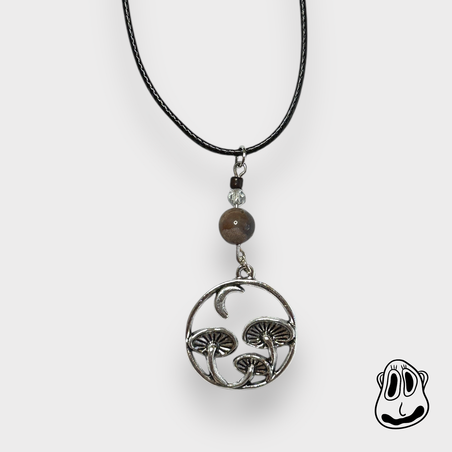 Forest Floor Mushroom Necklace | Handmade Jewelry