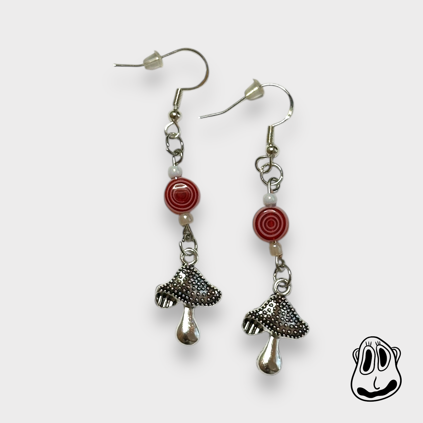 Amanita Mushroom Earrings | Handmade Jewelry