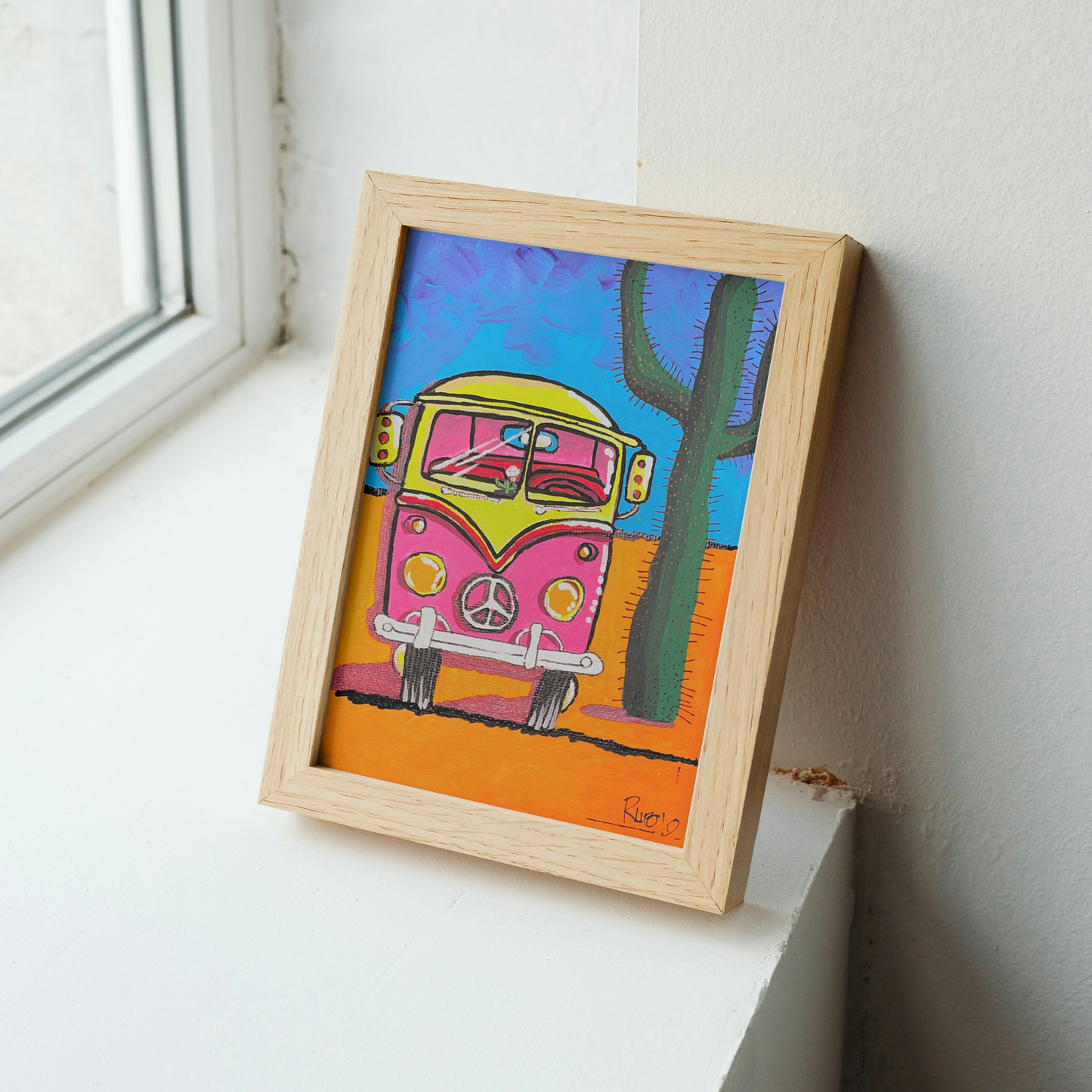 Old-School Bus Art Print