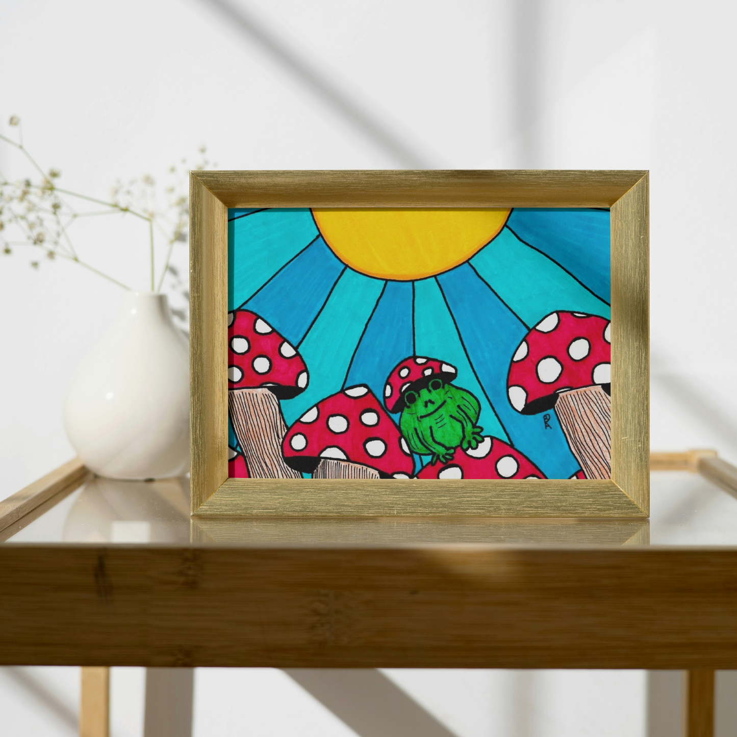 Mushroom Forest Art Print