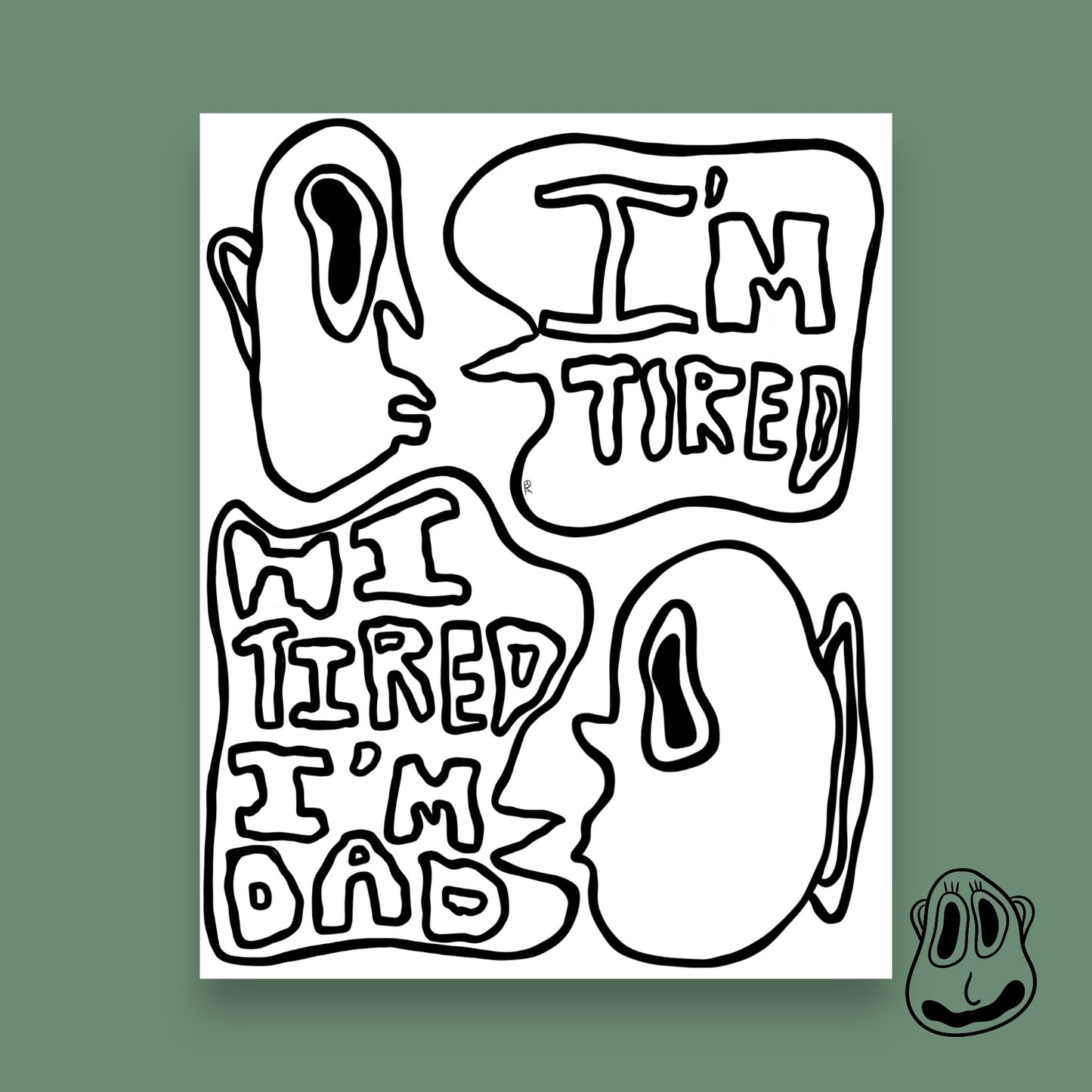 Dad Joke Art Print