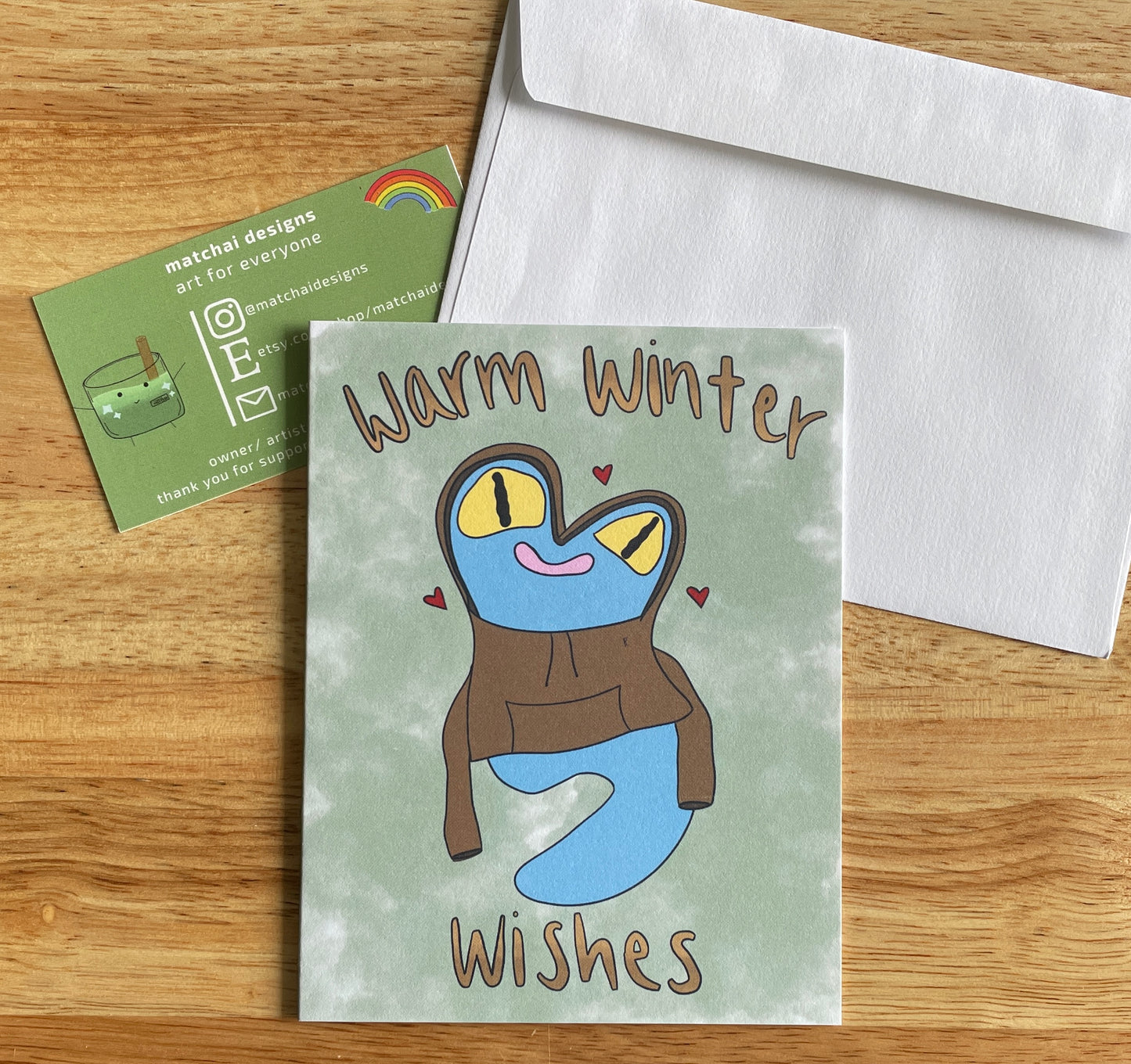Warm Winter Wishes Greeting Card