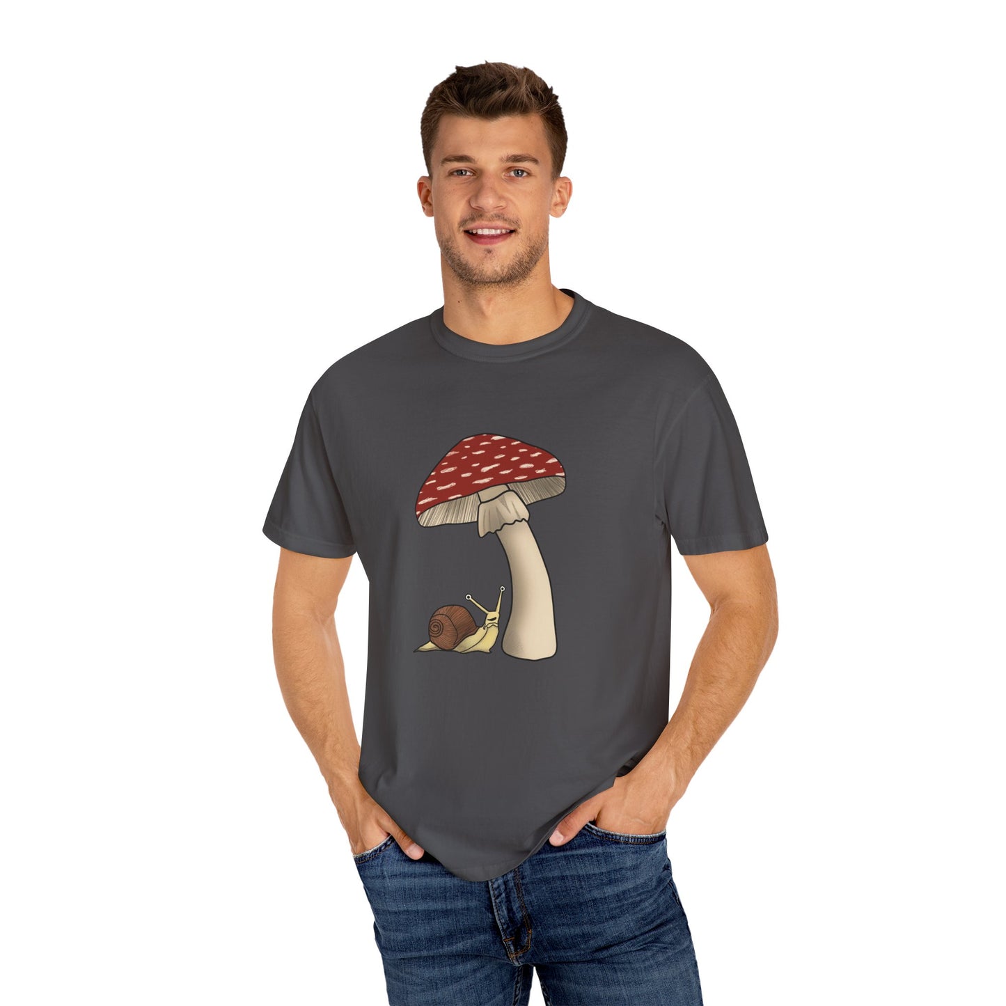 Snail in the Mushroom Shade T-Shirt