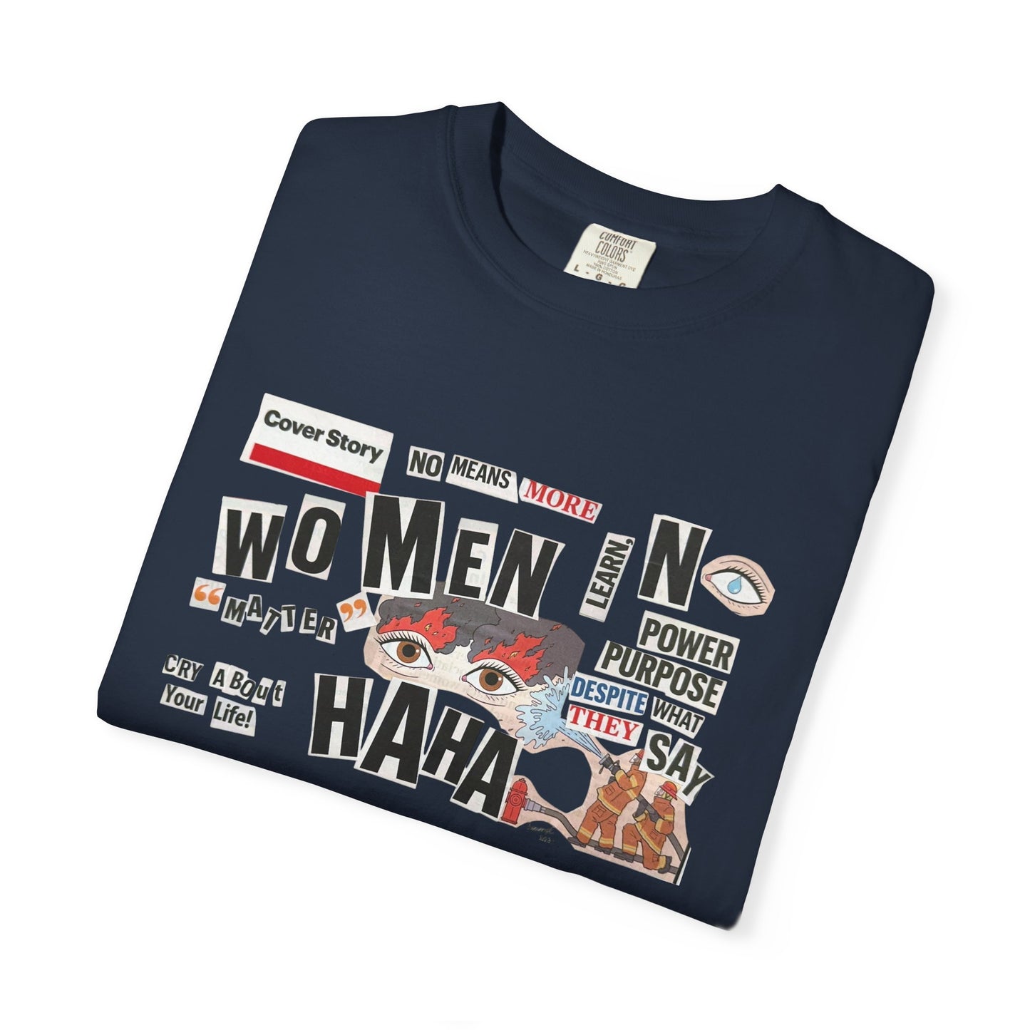 No Means More Collage Shirt