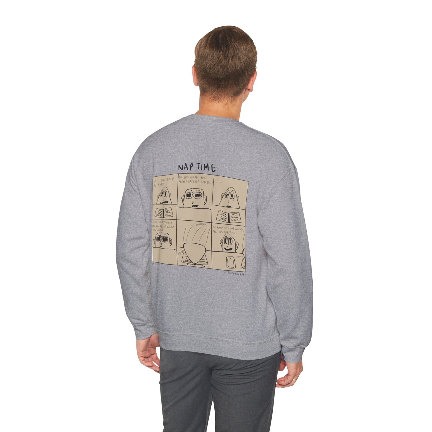 Nap Time Comic Crewneck