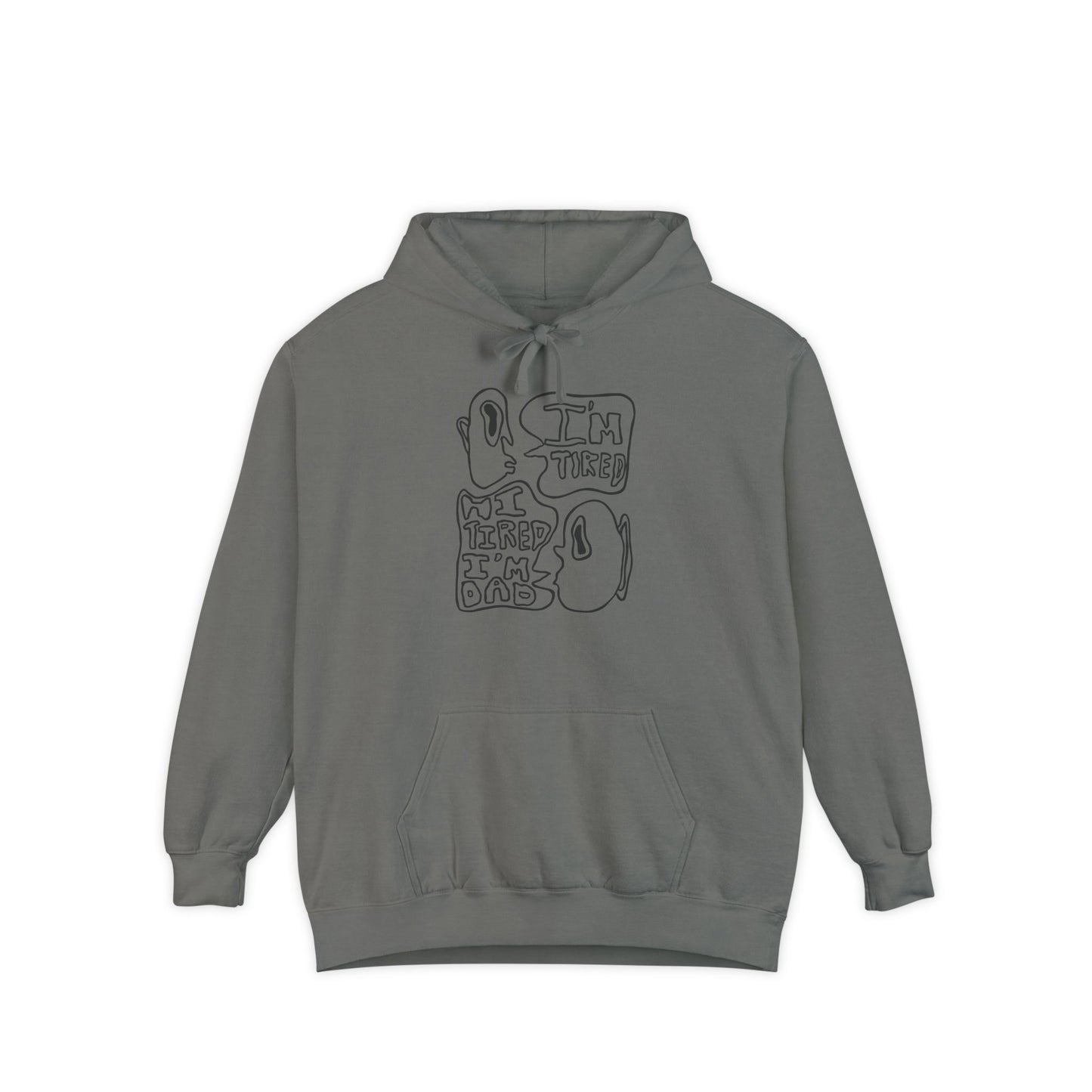 Dad Joke Hoodie | Narcolepsy Awareness and Dad Joke Abstract Faces Sweatshirt, Comfort Colors