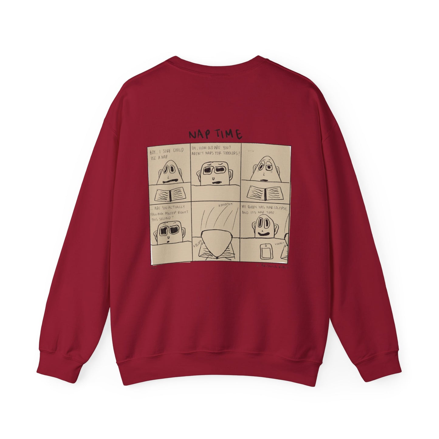 Nap Time Comic Crewneck