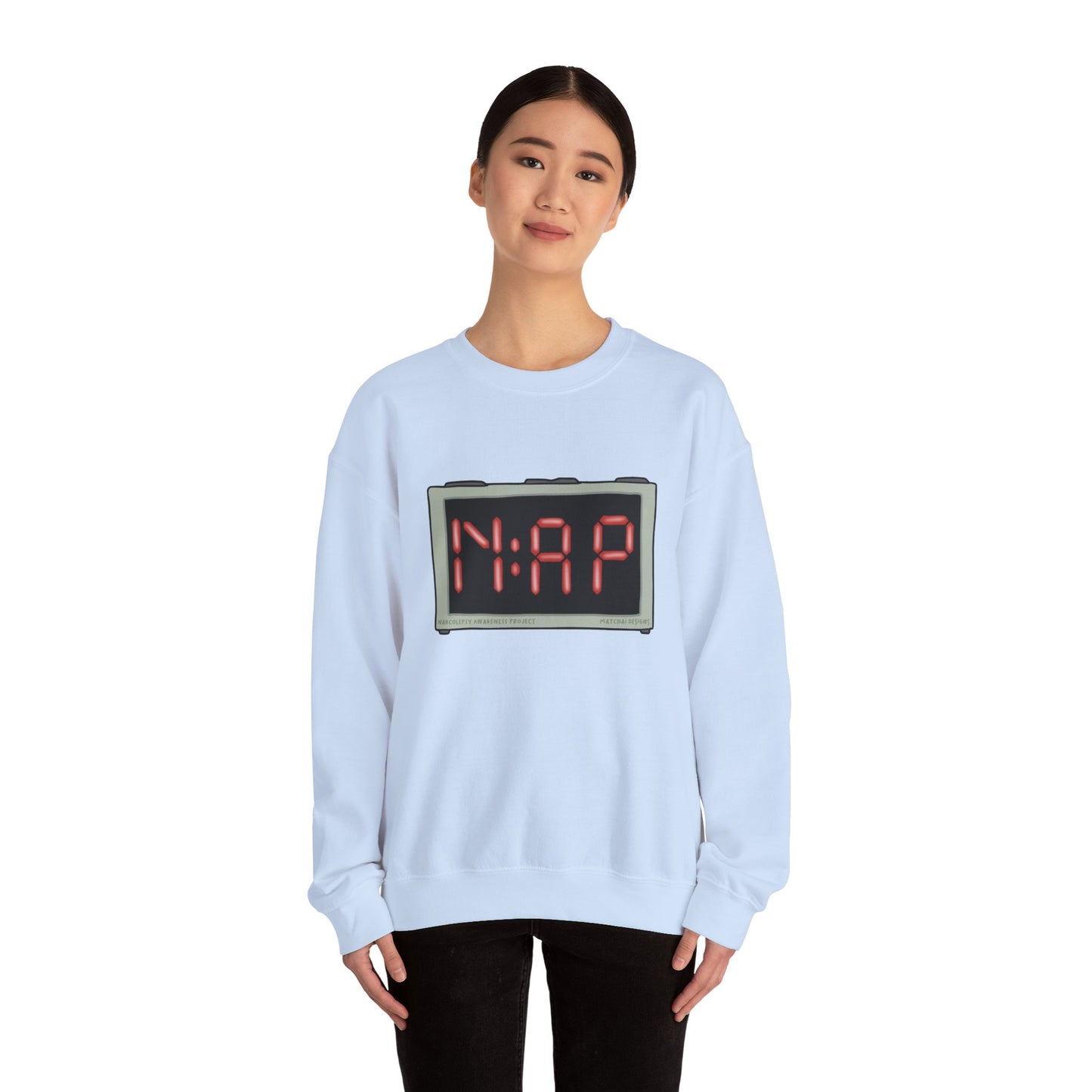 NAP Digital Clock Crewneck