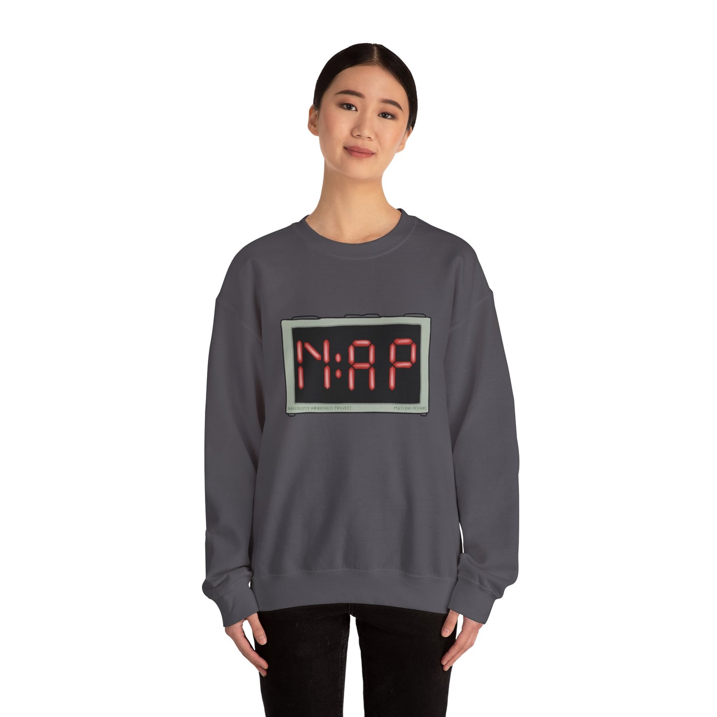 NAP Digital Clock Crewneck