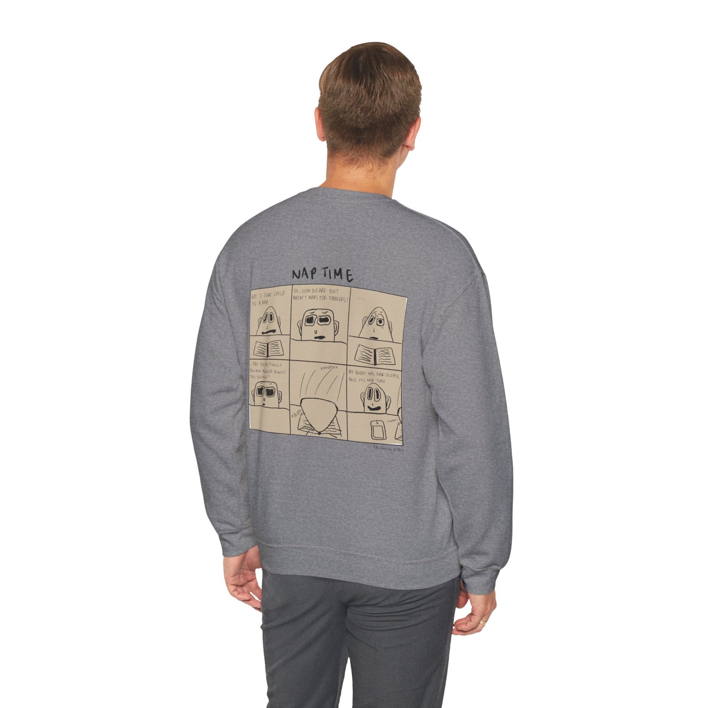 Nap Time Comic Crewneck