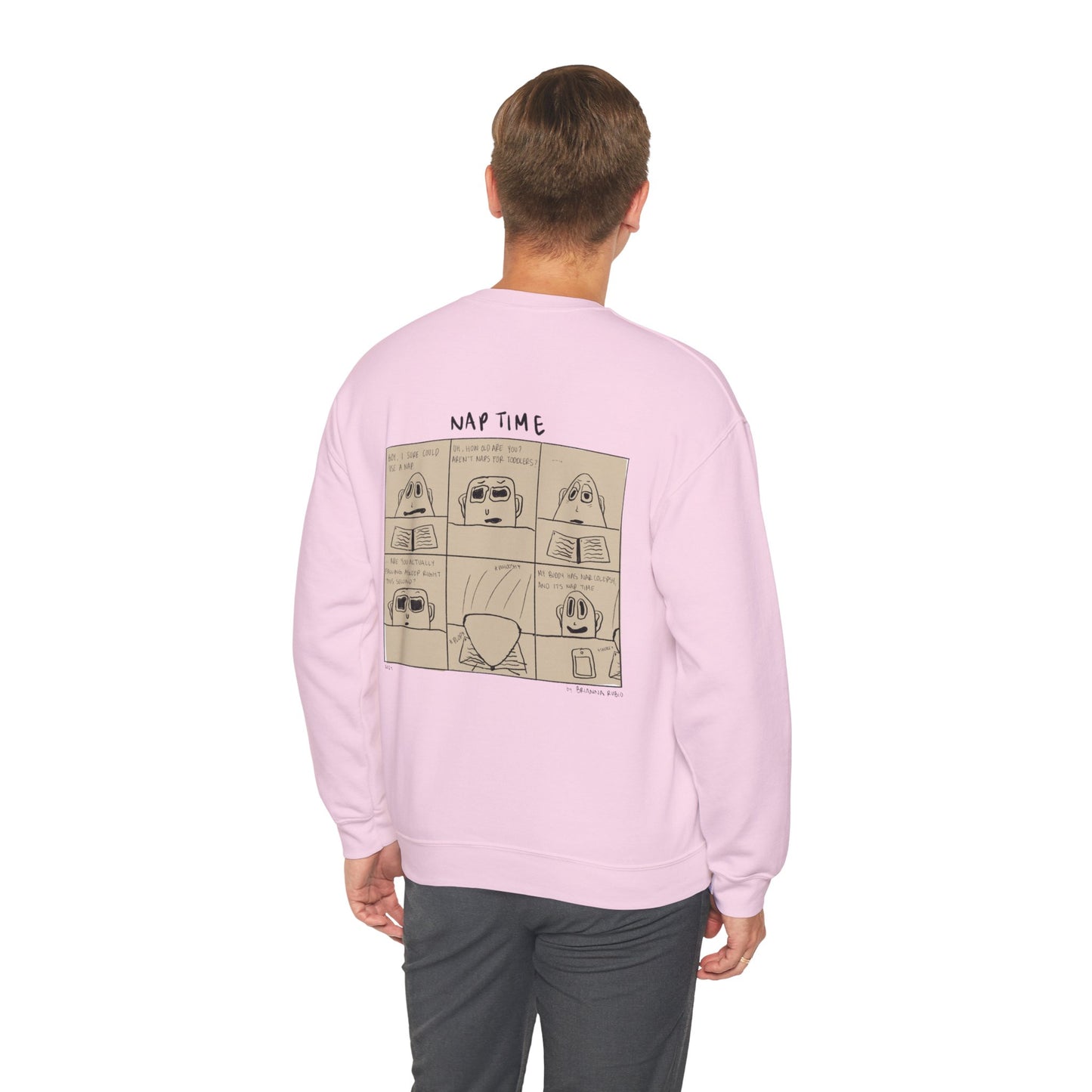 Nap Time Comic Crewneck