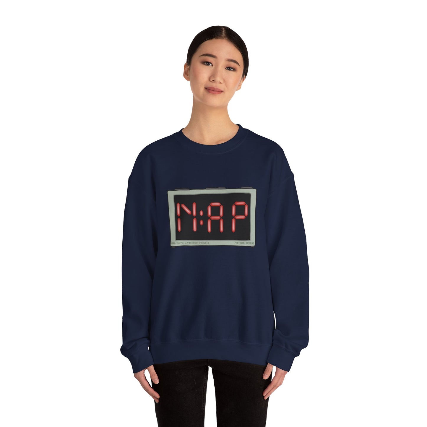 NAP Digital Clock Crewneck