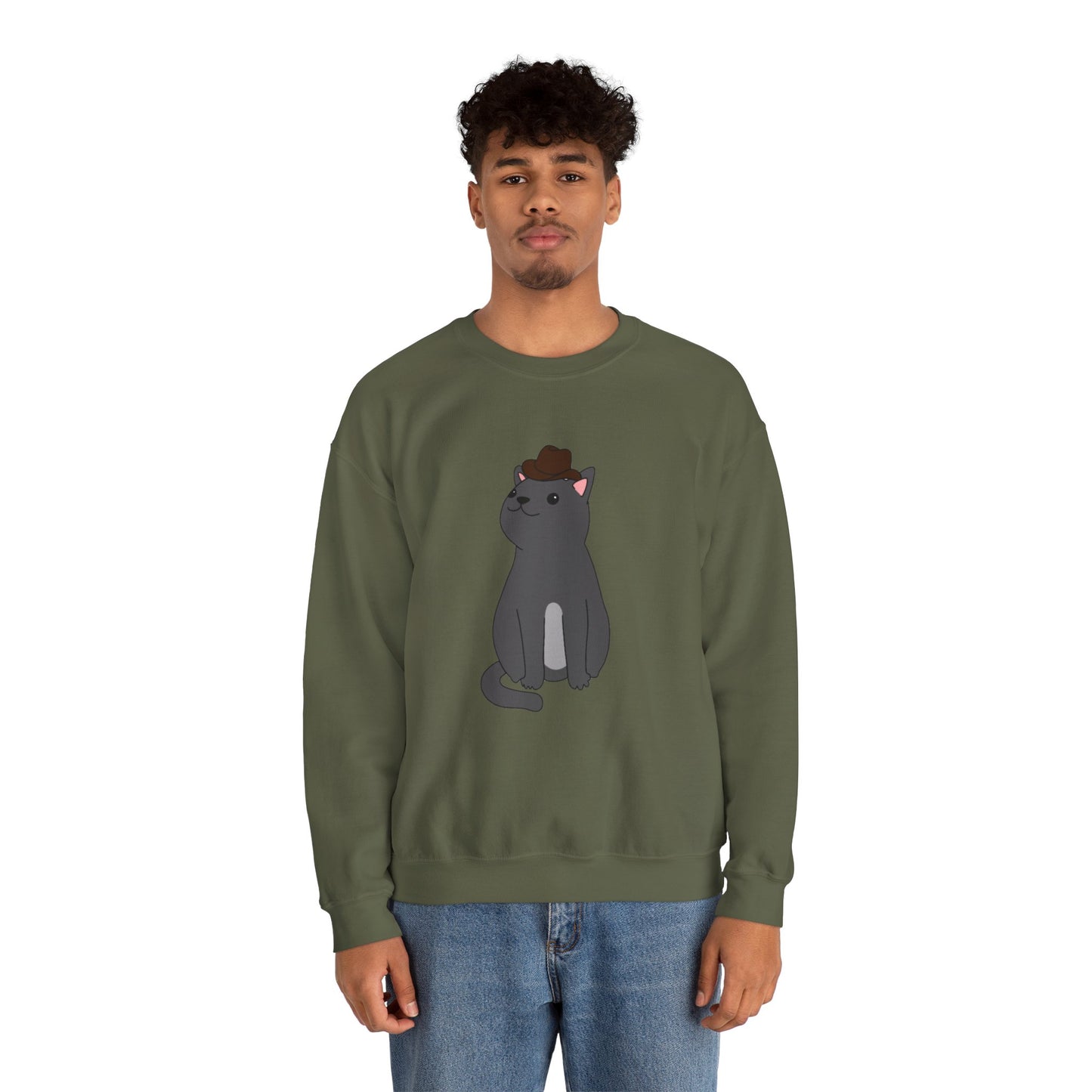 Cowboy Cat Crewneck