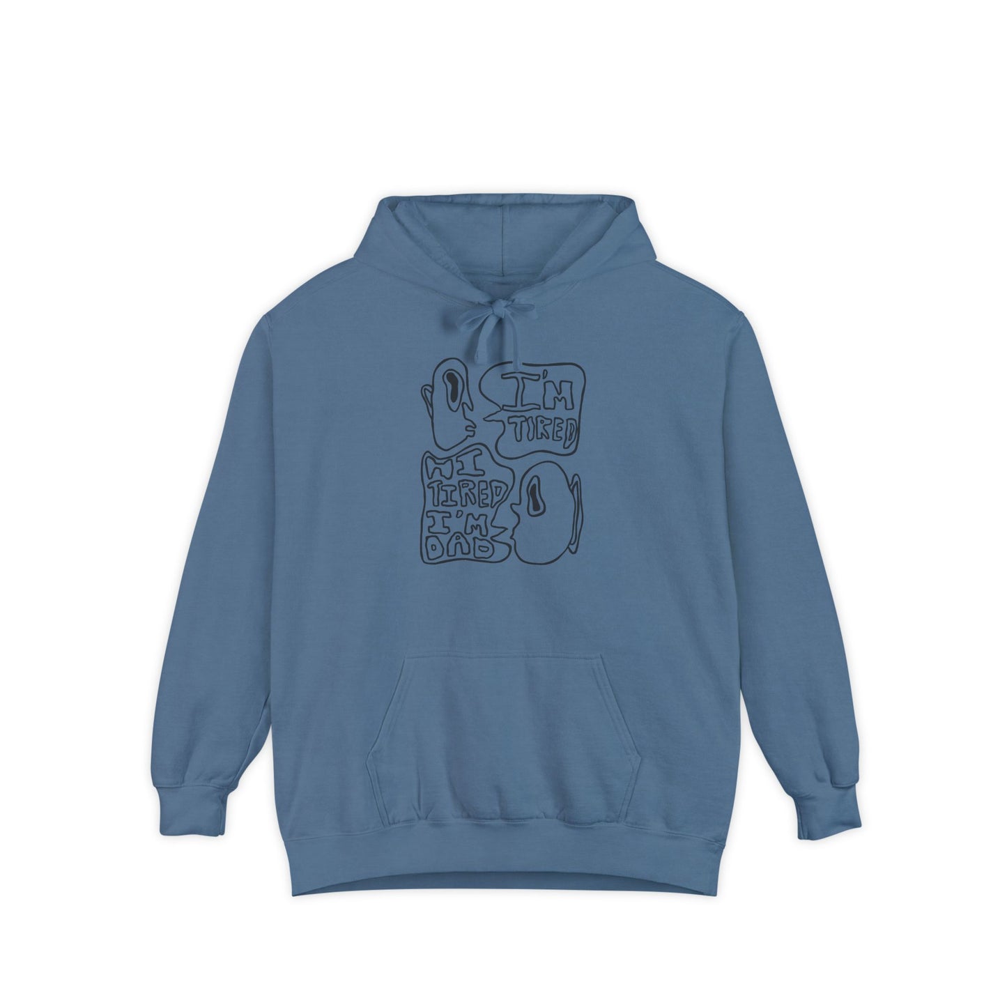 Dad Joke Hoodie | Narcolepsy Awareness and Dad Joke Abstract Faces Sweatshirt, Comfort Colors