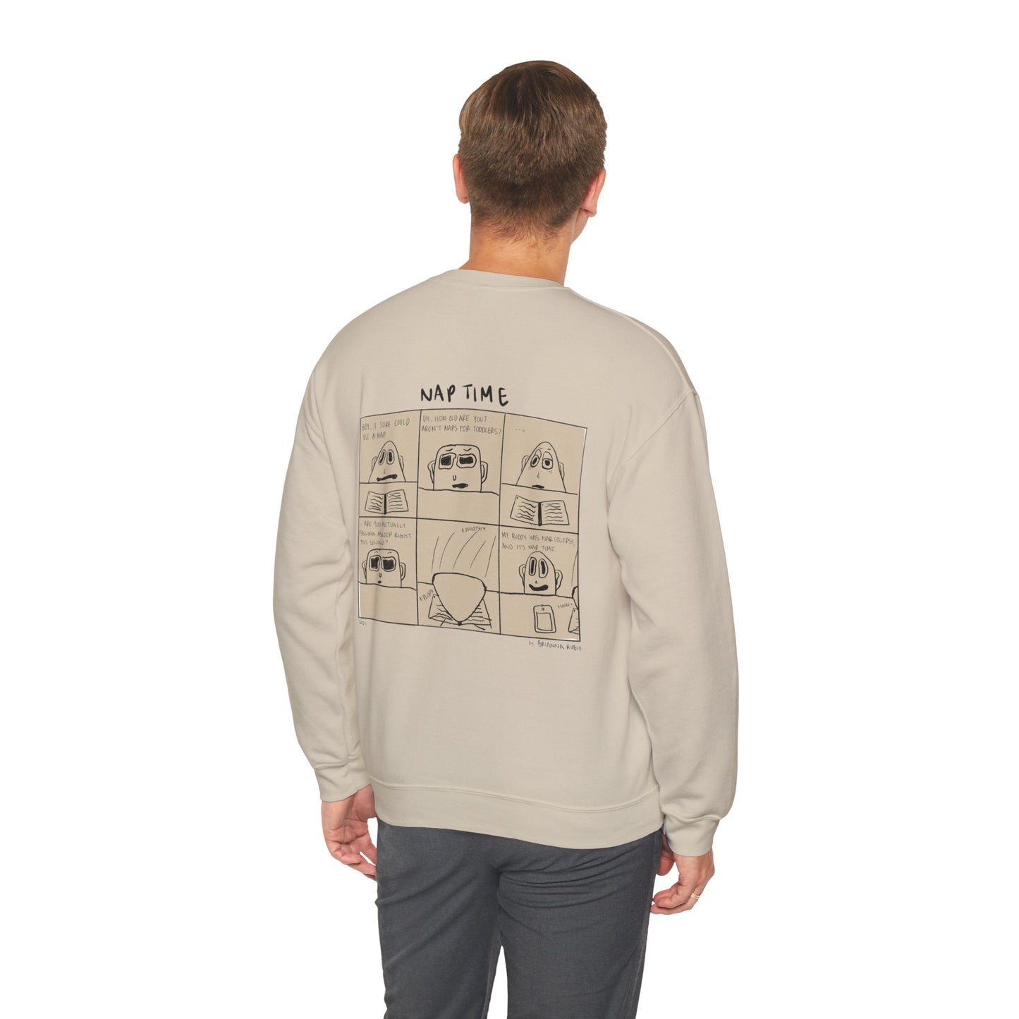 Nap Time Comic Crewneck