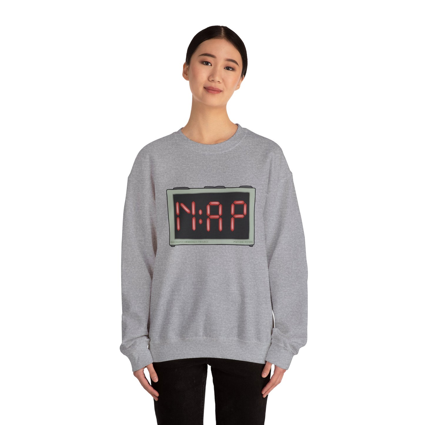 NAP Digital Clock Crewneck