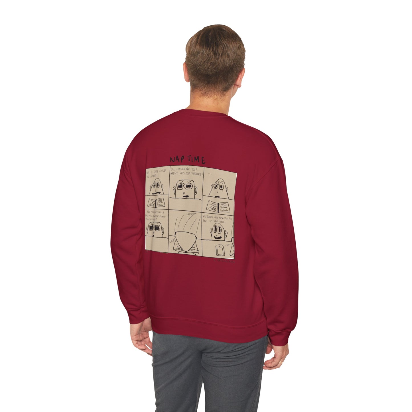 Nap Time Comic Crewneck