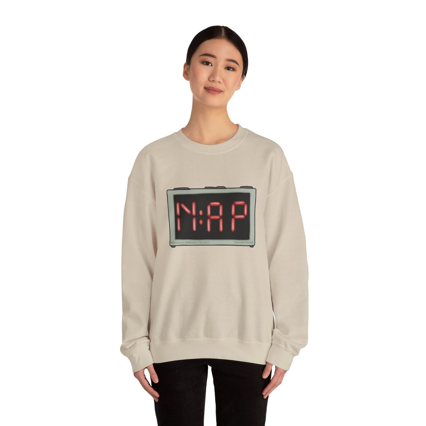 NAP Digital Clock Crewneck