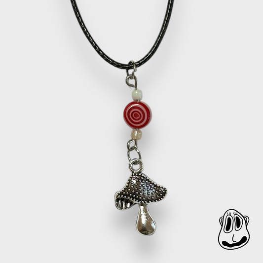 Amanita Mushroom Necklace | Handmade Jewelry