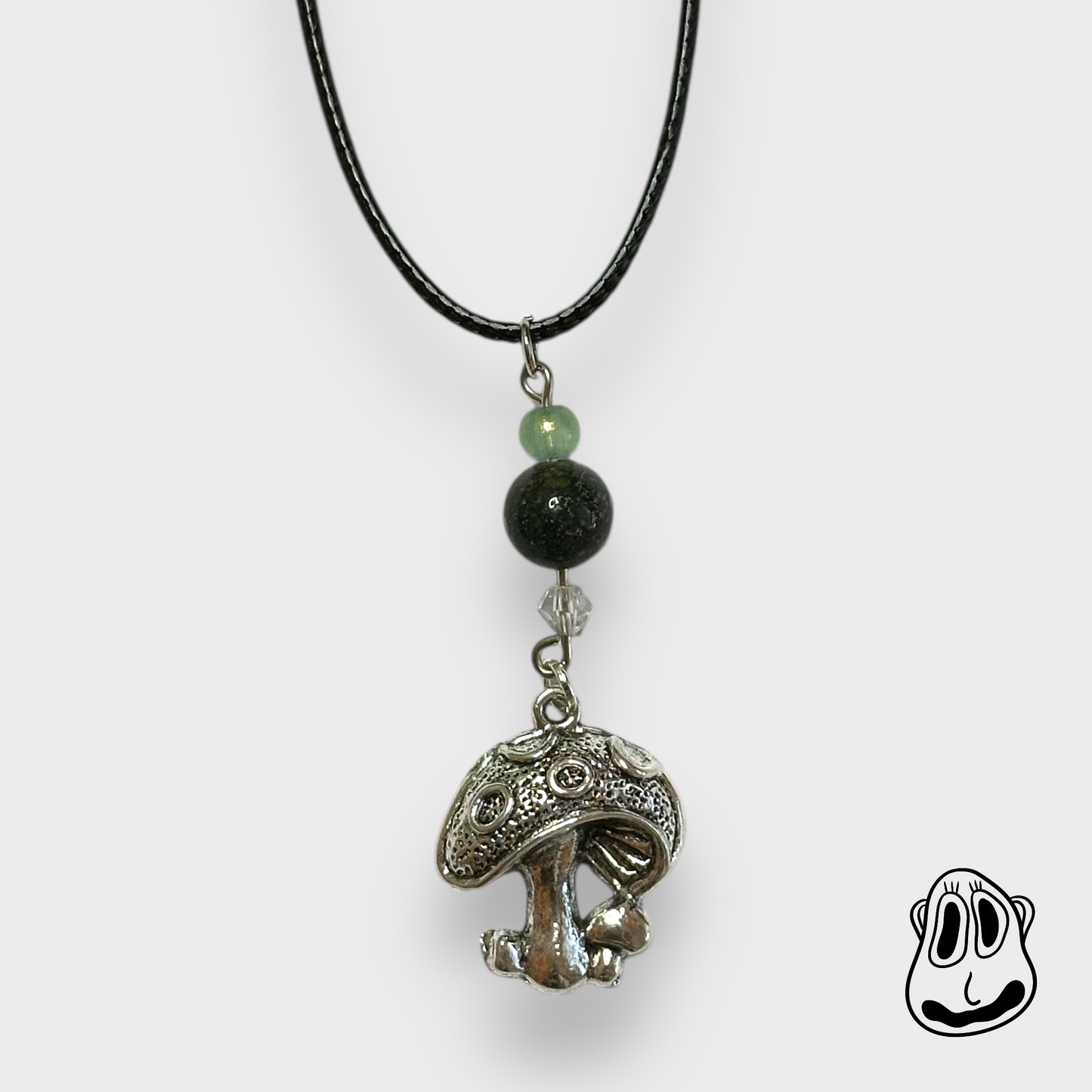 Mossy Mushroom Necklace | Handmade Jewelry