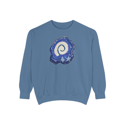 AC Fossil Crewneck | Unisex Garment-Dyed Sweatshirt, Casual Comfort, Comfort Colors