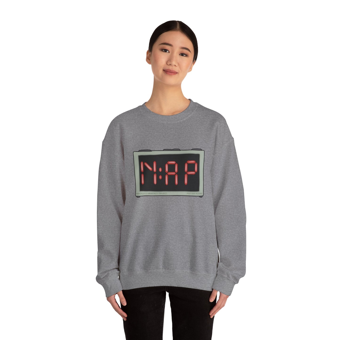 NAP Digital Clock Crewneck