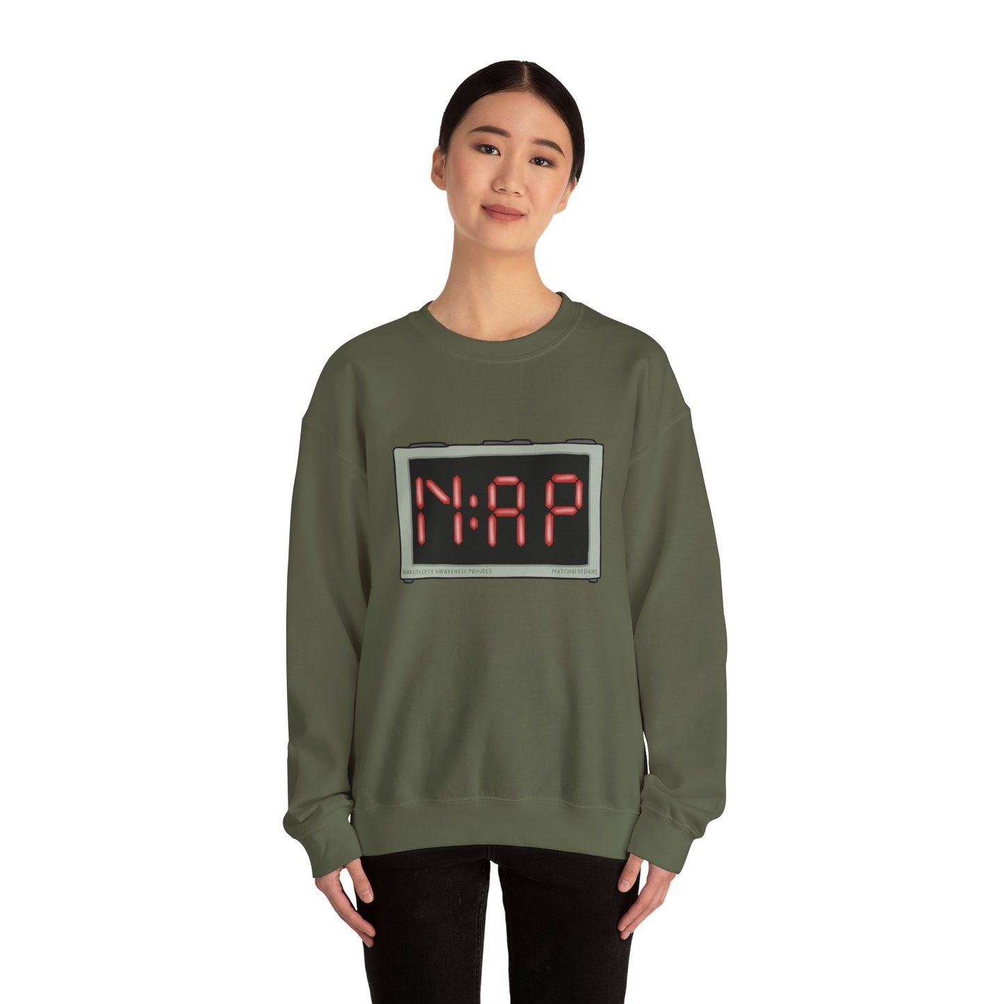 NAP Digital Clock Crewneck