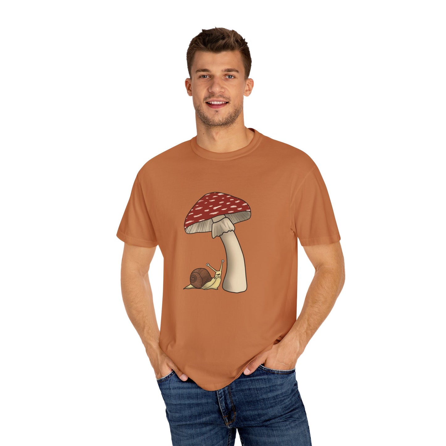 Snail in the Mushroom Shade T-Shirt