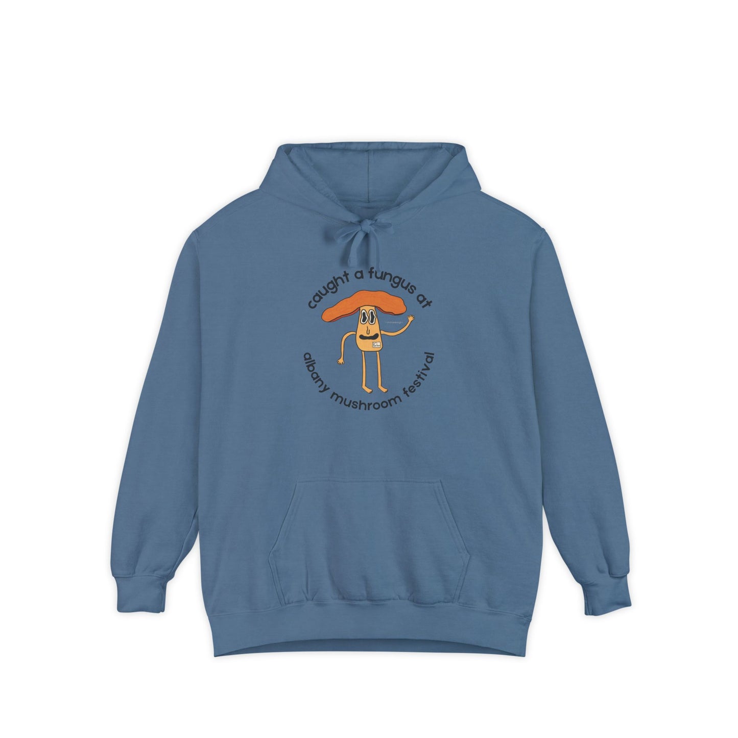 Fun Gus - "Caught a Fungus At Albany Mushroom Festival Hoodie |Mushroom Festival Sweatshirt - Caught a Fungus Design, Unisex Cozy Top, Fall Fashion, Nature Lover Gift, Foraging, Fungi Lover