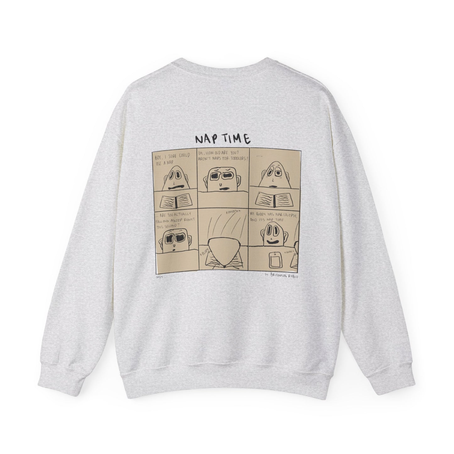 Nap Time Comic Crewneck