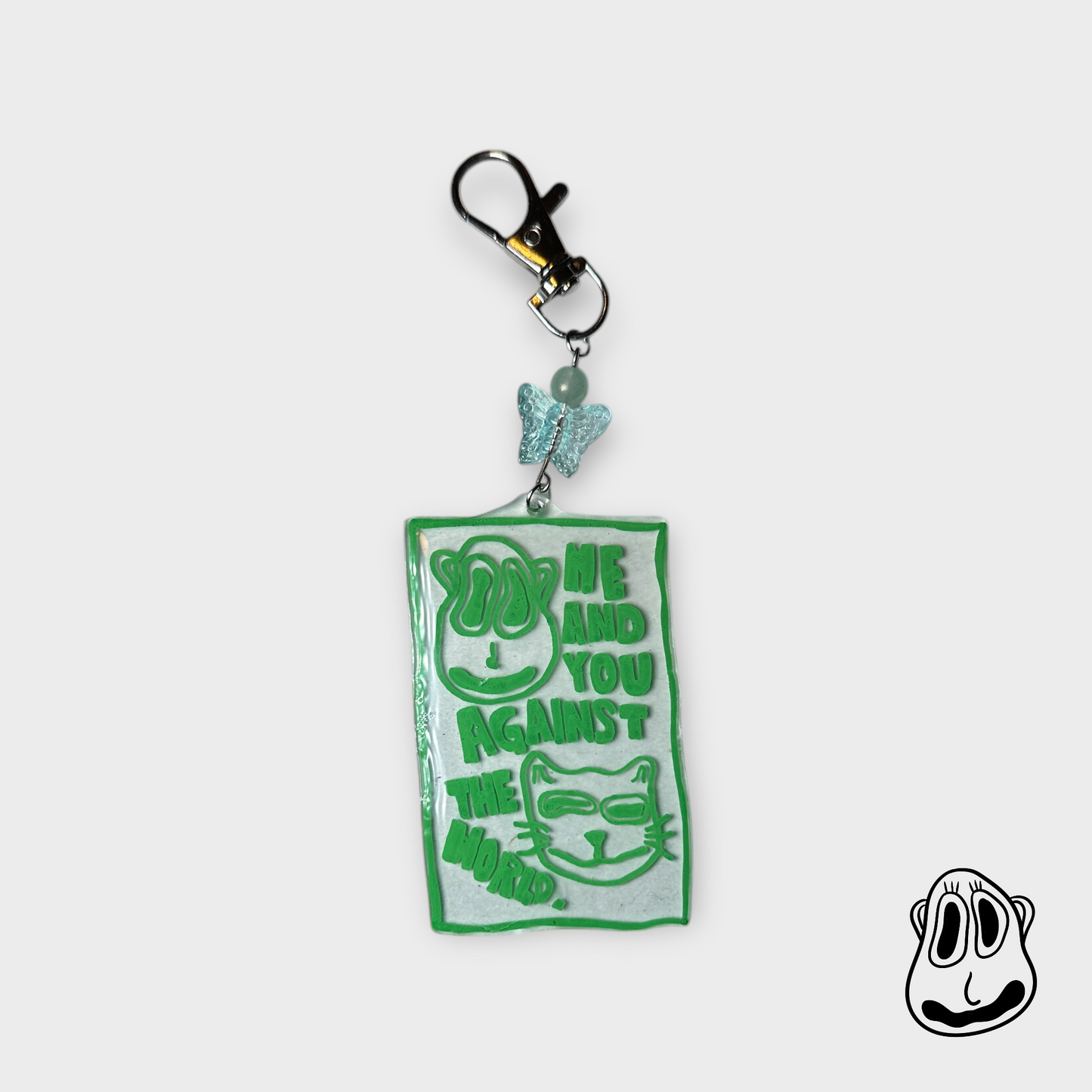 Me and You Against the World Keychain