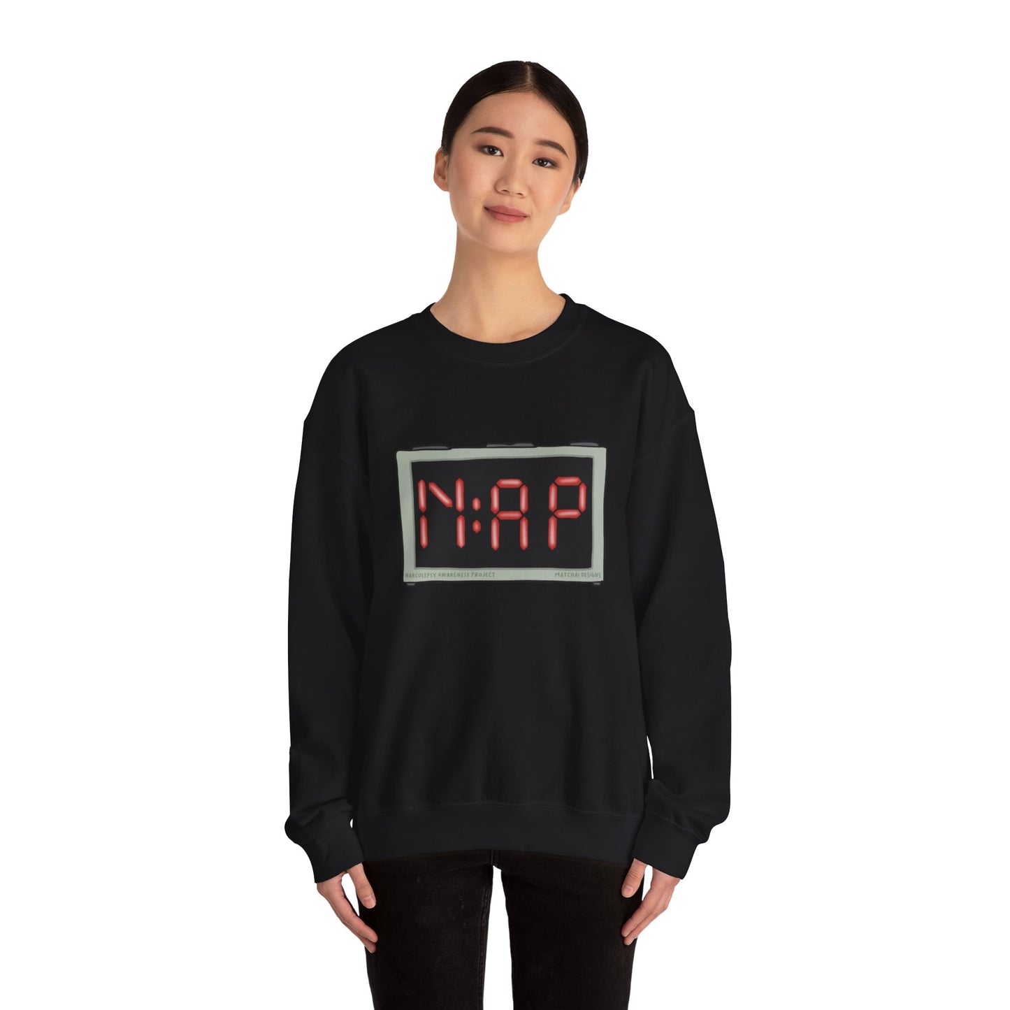 NAP Digital Clock Crewneck