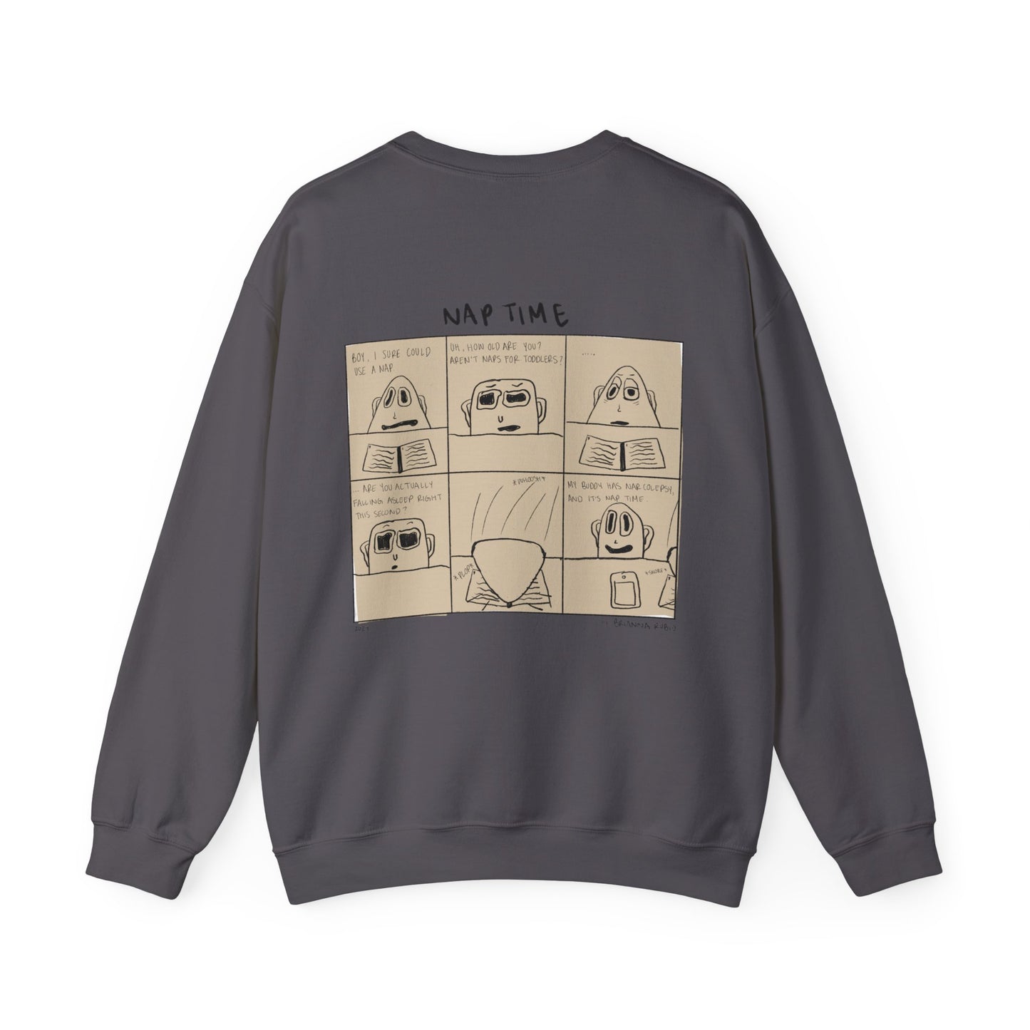 Nap Time Comic Crewneck