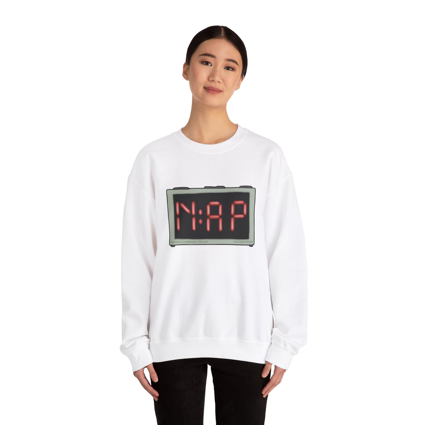 NAP Digital Clock Crewneck