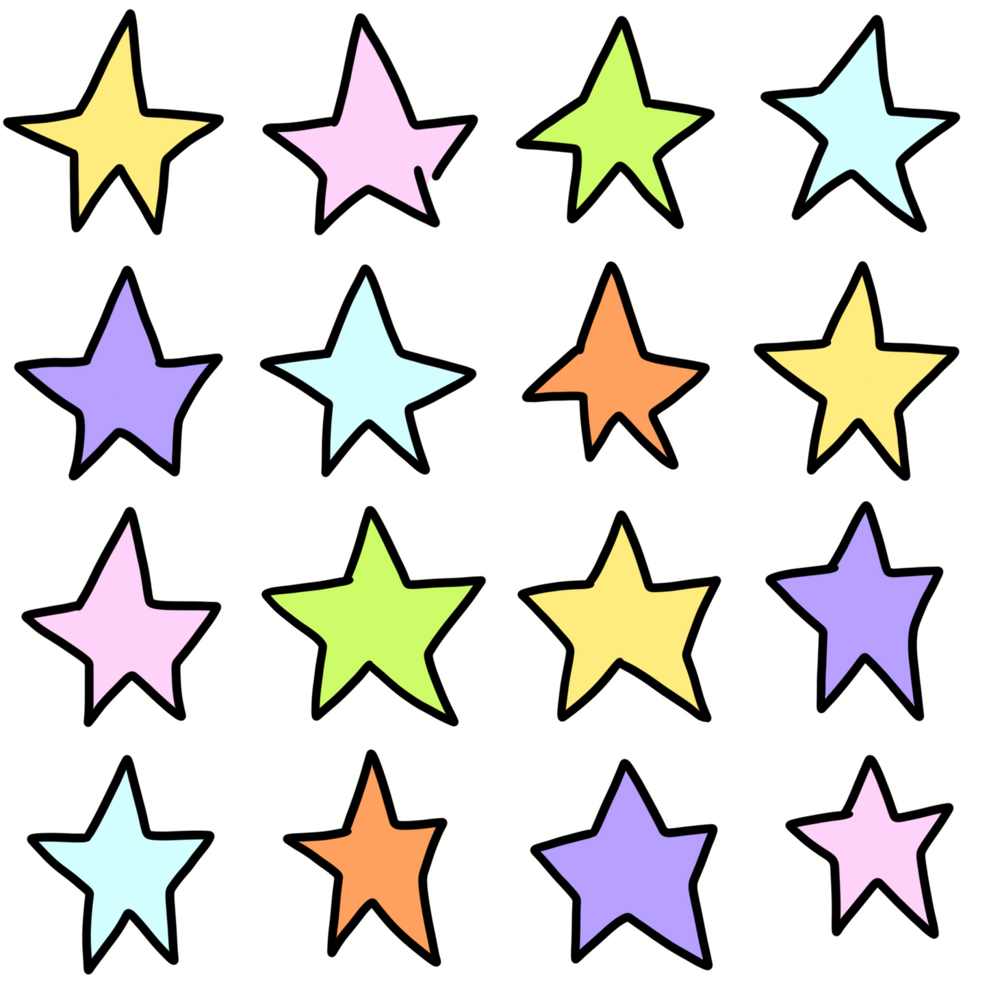 Colorful Star Wallpaper