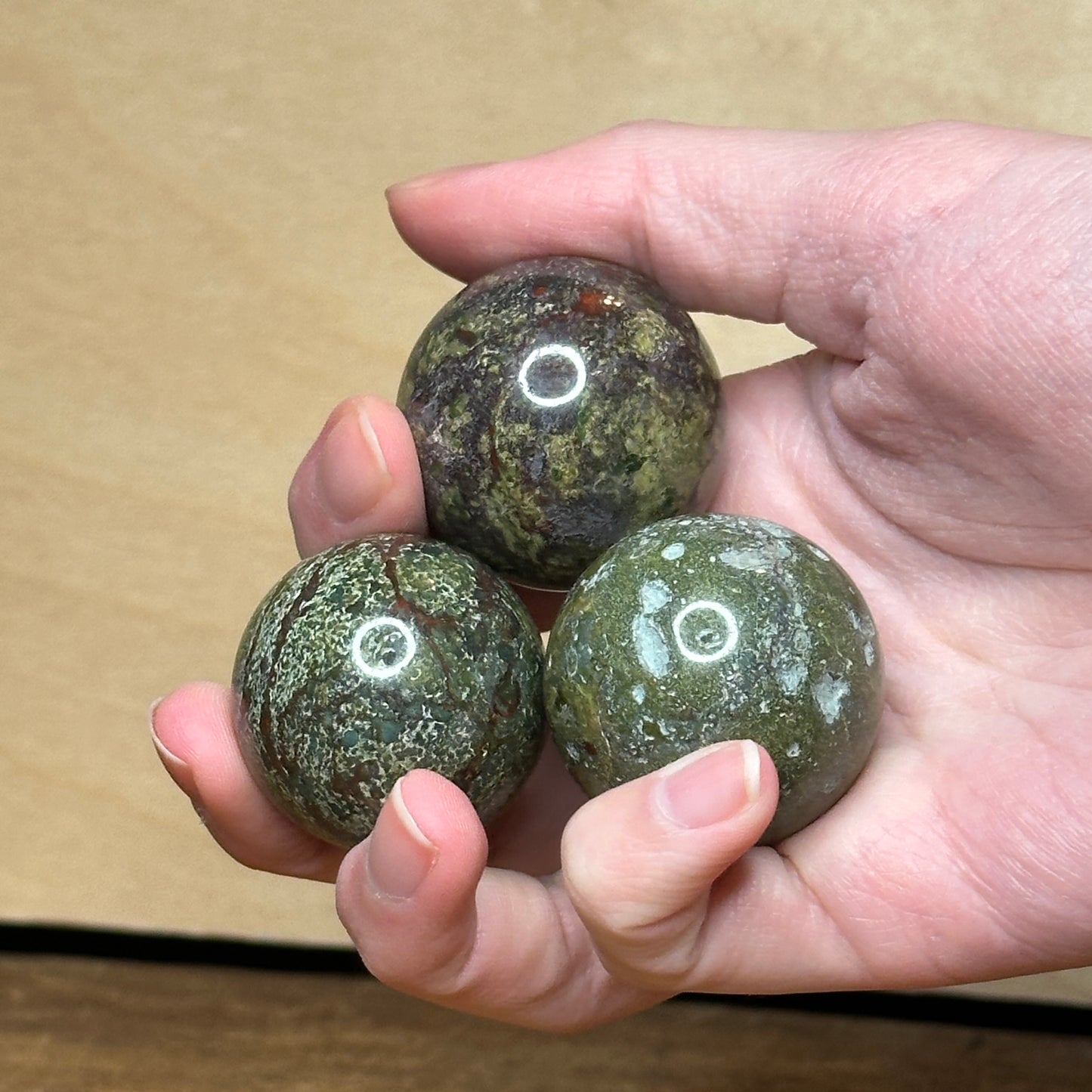 Dragon Bloodstone Mini Sphere | Crystal Spheres