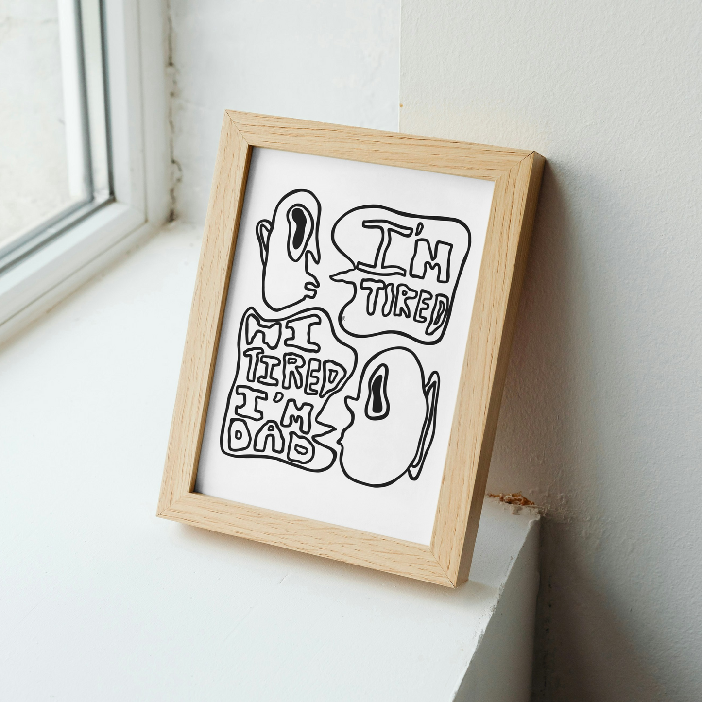 Dad Joke Art Print
