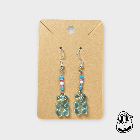 Trans Gummy Bear Earrings | Handmade Jewelry