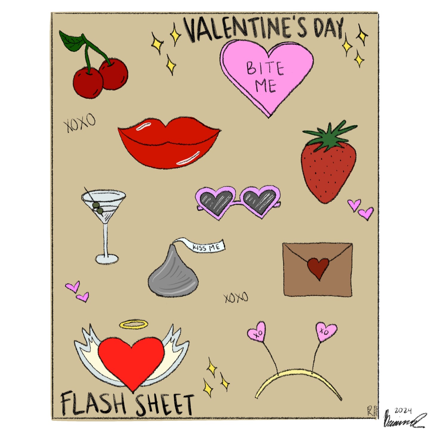 Valentine’s Day Flash Sheet