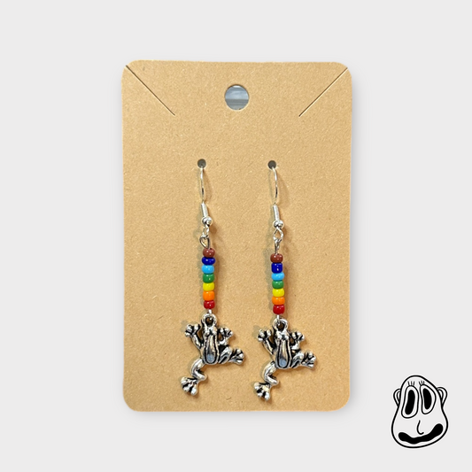 Frogs Are Gay Earrings | Handmade Jewelry