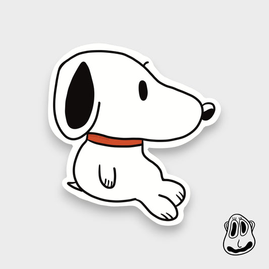 Chill Beagle Dog Sticker | Handmade Original Art Waterproof Vinyl Sticker