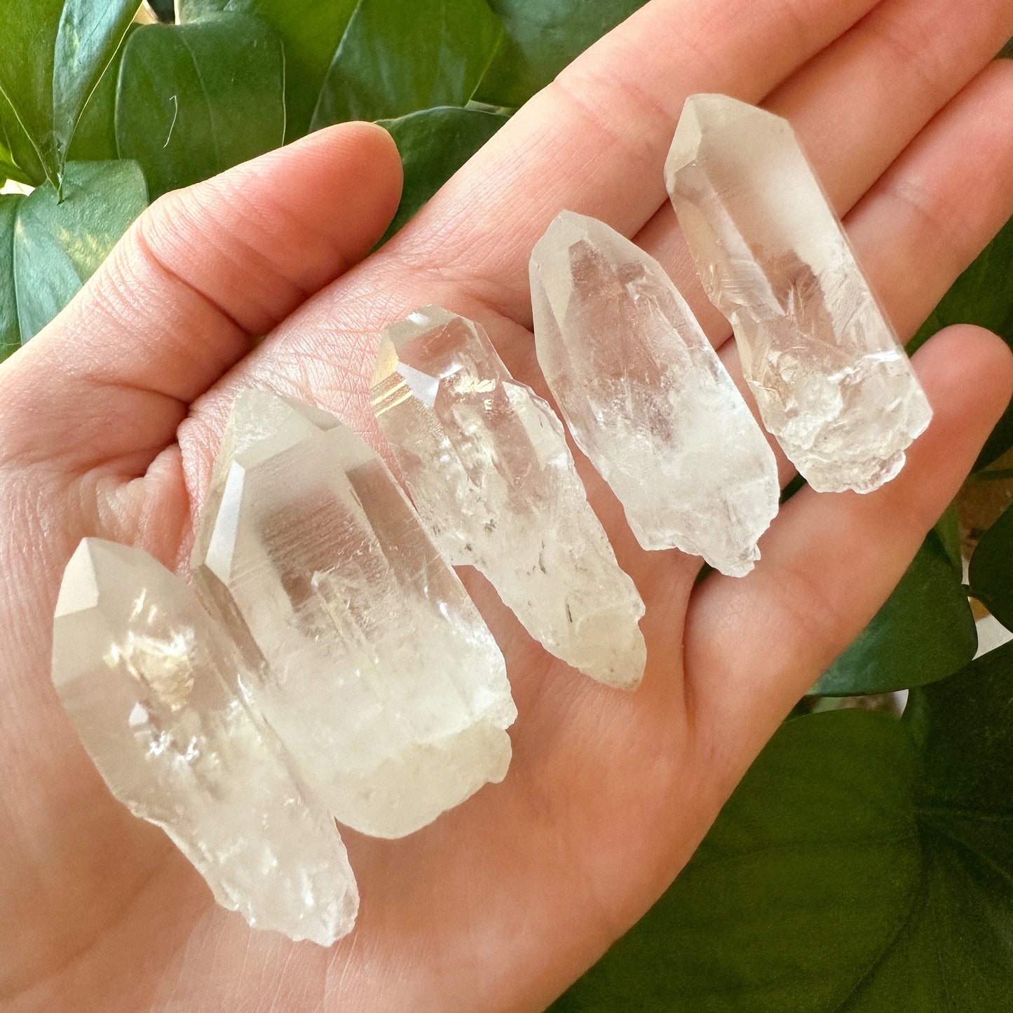 Brazilian Lemurian Quartz Points | Small Natural Quartz Crystal Parcels