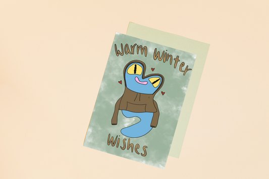 Warm Winter Wishes Greeting Card