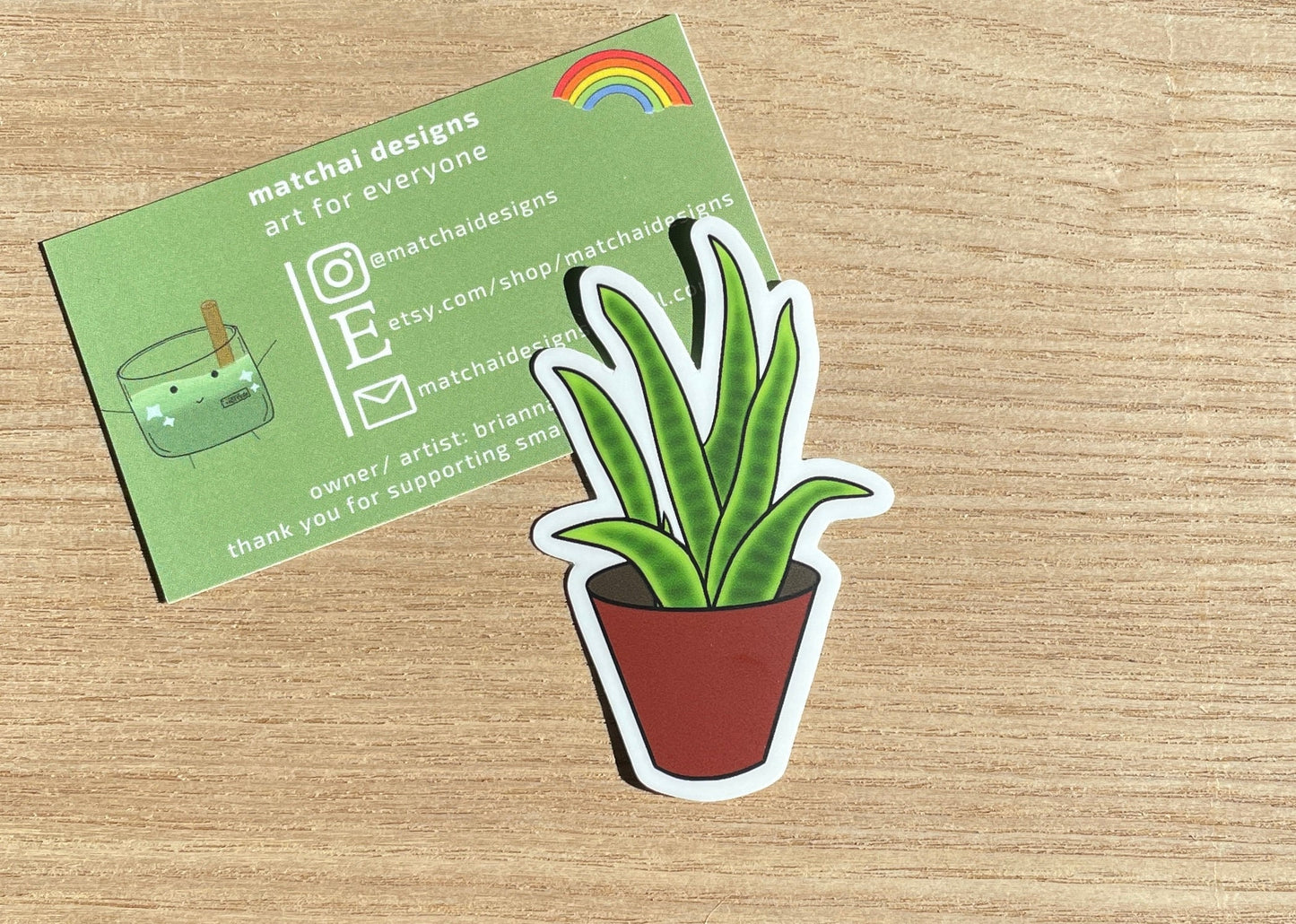 Snake Plant Sticker