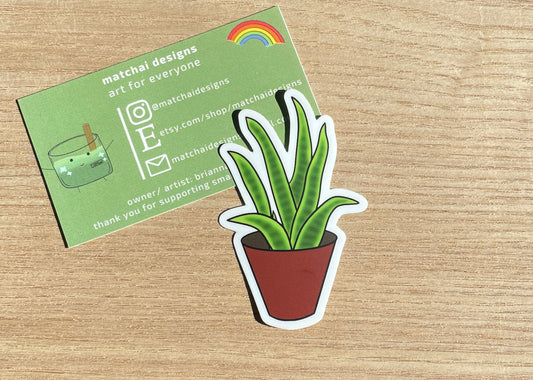 Snake Plant Sticker