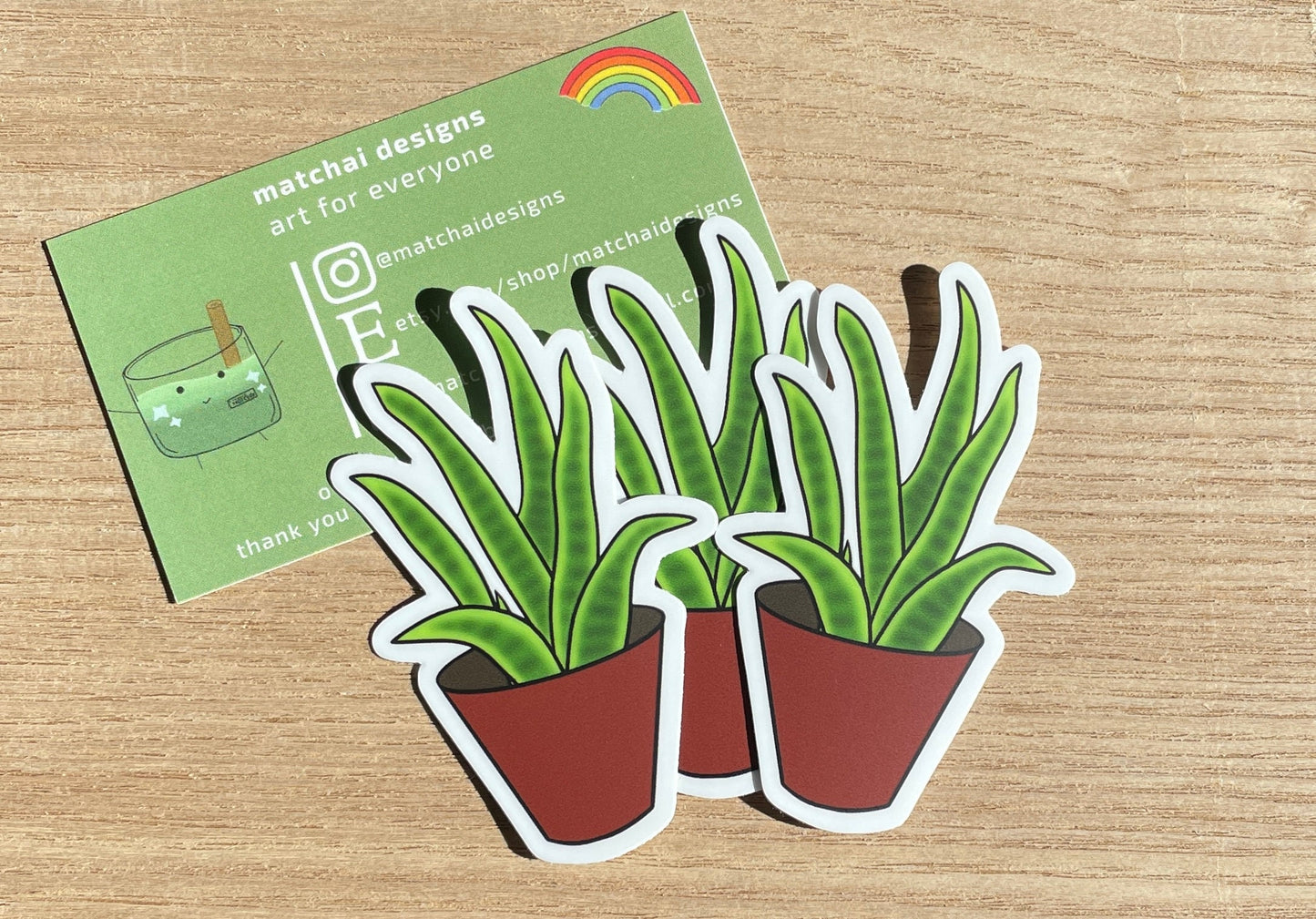 Snake Plant Sticker