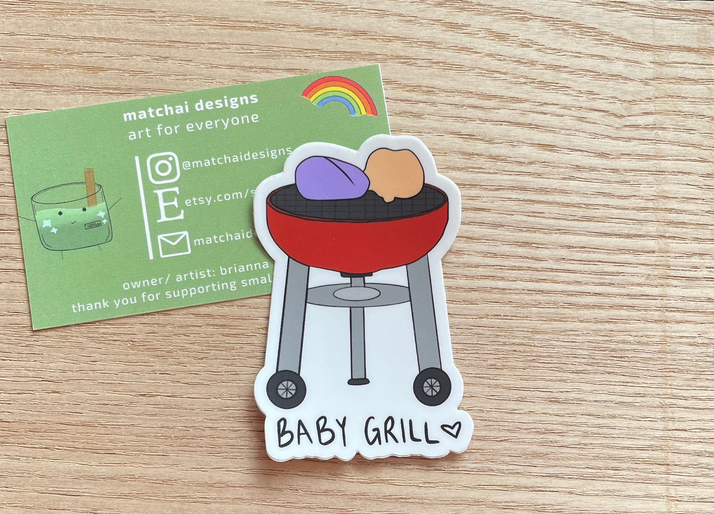 Baby Grill Sticker