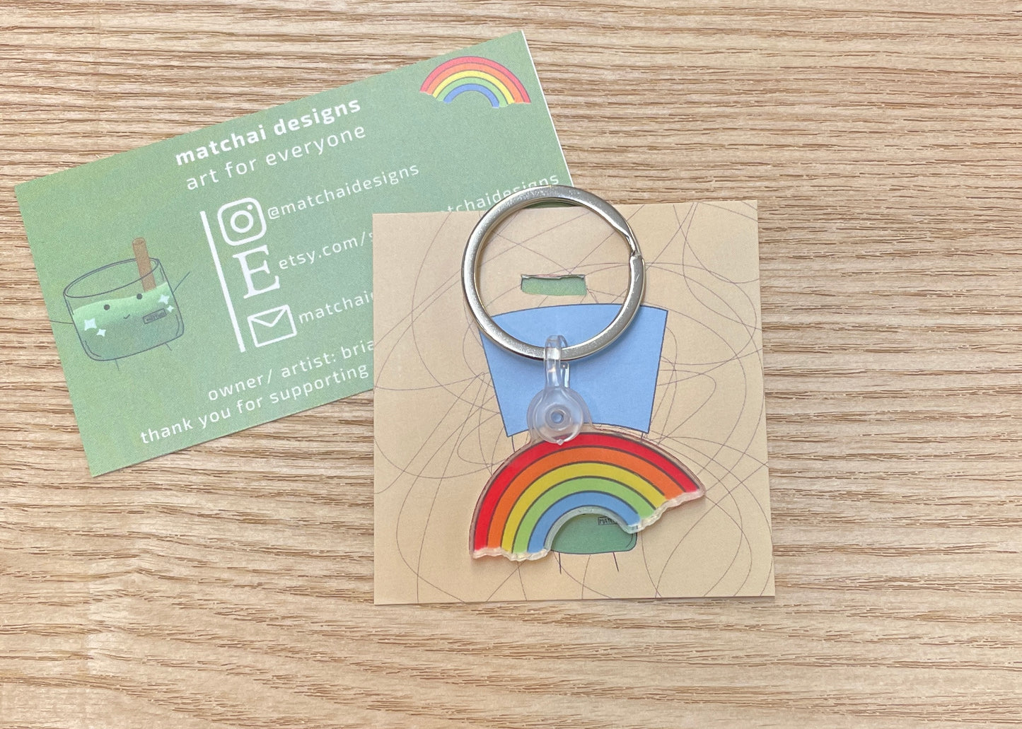 Rainbow Keychain