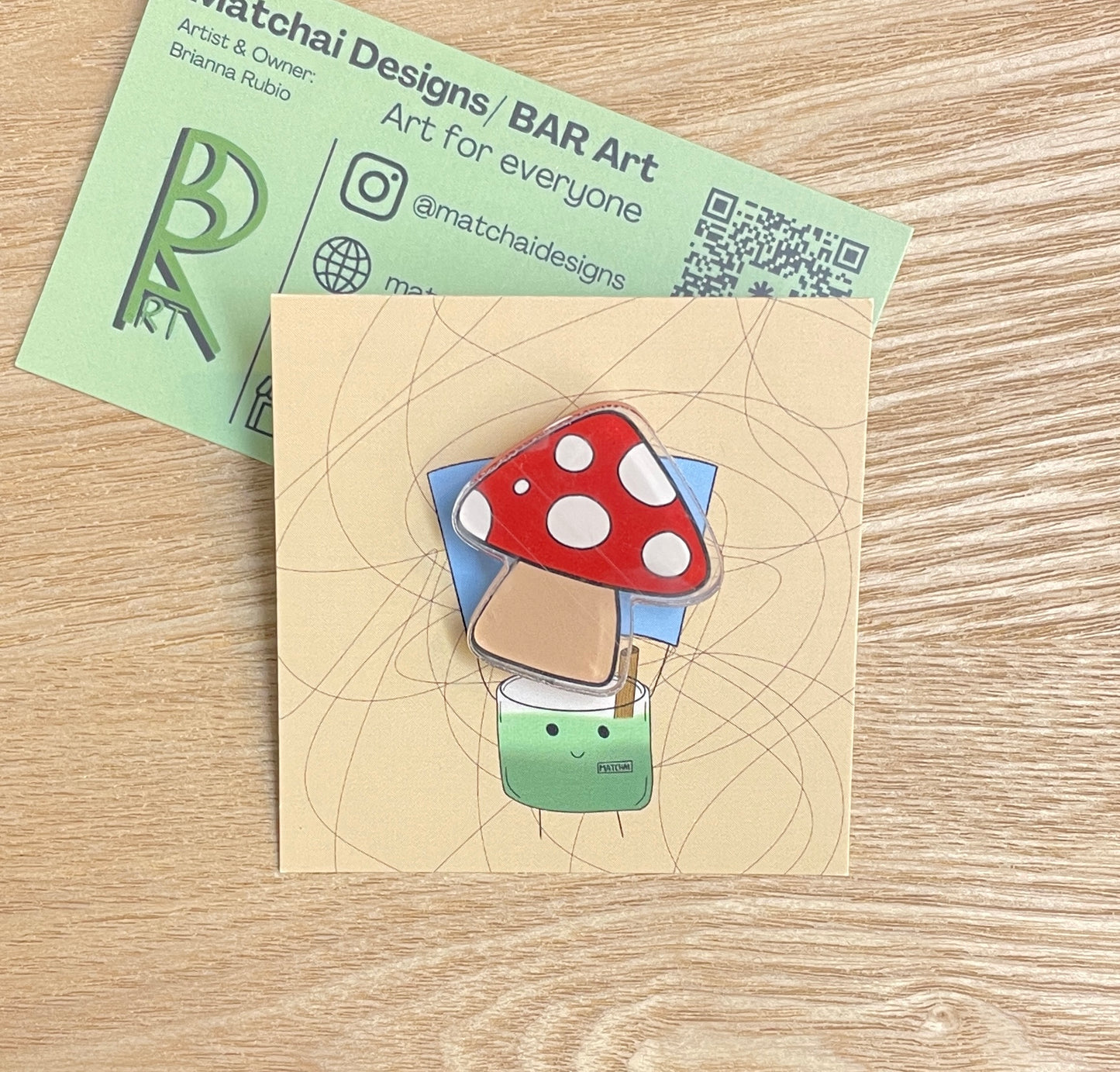 Mushroom Pin